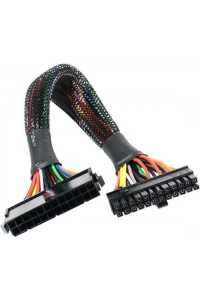 AKASA kabel prodloužení k 24pin ATX PSU, 30cm Obrázok pre AKASA kabel prodloužení k 24pin ATX PSU, 30cm