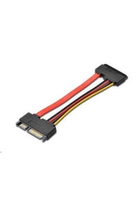 PREMIUMCORD KABEL SATA + NAPÁJENÍ PRODLUŽOVACÍ K HDD, 15CM Obrázok pre PREMIUMCORD KABEL SATA + NAPÁJENÍ PRODLUŽOVACÍ K HDD, 15CM