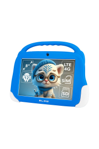 Tablet KidsTAB8 4G BLOW 4/64GB blue + case Obrázok pre Tablet KidsTAB8 4G BLOW 4/64GB blue + case