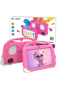 Tablet KidsTAB8 4G BLOW 4/64GB pink + case Obrázok pre Tablet KidsTAB8 4G BLOW 4/64GB pink + case
