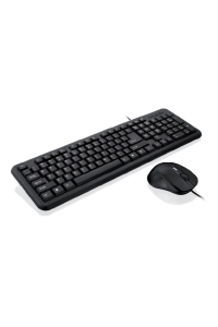 iBox OFFICE KIT II klávesnice Obsahuje myš USB QWERTY Anglický Černá Obrázok pre iBox OFFICE KIT II klávesnice Obsahuje myš USB QWERTY Anglický Černá