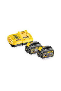 Zásobovací sada DEWALT FLEXVOLT 2x baterie DCB547 54V 9,0 Ah + nabíječka DCB118 Žlutá, Černá Obrázok pre Zásobovací sada DEWALT FLEXVOLT 2x baterie DCB547 54V 9,0 Ah + nabíječka DCB118 Žlutá, Černá