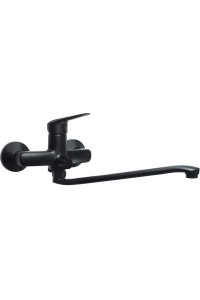 Wall-mounted washbasin mixer with extended spout - hose connection Obrázok pre Wall-mounted washbasin mixer with extended spout - hose connection