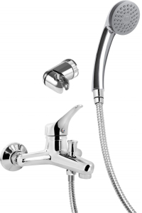 Wall-mounted bathtub mixer with shower set Obrázok pre Wall-mounted bathtub mixer with shower set