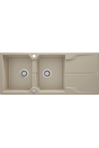 Obrázok pre Granite 2-bowl sink with drainer