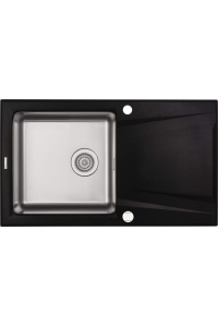 Obrázok pre 1-bowl granite-steel sink with drainer