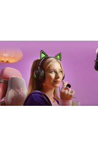 Razer Kraken Kitty V2 Sluchátka s mikrofonem Kabel Přes hlavu Hraní USB Typ-A Černá Obrázok pre Razer Kraken Kitty V2 Sluchátka s mikrofonem Kabel Přes hlavu Hraní USB Typ-A Černá