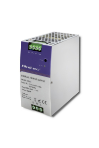Obrázok pre Qoltec 50997 Napájecí zdroj na DIN lištu | 240W | 24V | 10A