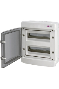 Plastic distribution box NT 24M 2x12M IP65 IK07 38 Obrázok pre Plastic distribution box NT 24M 2x12M IP65 IK07 38