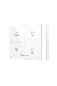 Obrázok pre GRENTON TOUCH PANEL/ 4 TOUCH FIELDS/ TF-BUS/ WHITE GLASS FRONT