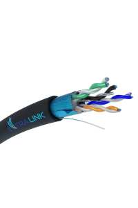 Extralink Síťový kabel kroucený pár CAT5E FTP (F/UTP) Venkovní gelovaný 305M Obrázok pre Extralink Síťový kabel kroucený pár CAT5E FTP (F/UTP) Venkovní gelovaný 305M