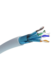 Extralink Síťový kabel s krouceným párem CAT6A FTP (F/FTP) V2 Interní 500M Obrázok pre Extralink Síťový kabel s krouceným párem CAT6A FTP (F/FTP) V2 Interní 500M