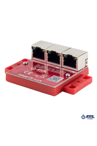 Obrázok pre Switch PoE ATTE XPOE-3-11A 3-portový 10/100 Mbps Červená