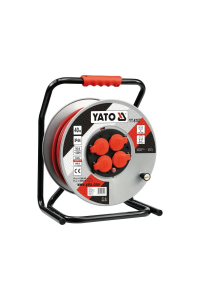 Obrázok pre Yato YT-8107 lanový naviják 4 AC zásuvky / AC zásuvek 40 m