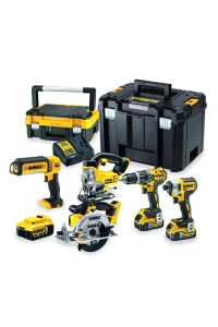 Obrázok pre DEWALT ZESTAW COMBO 18V DCK551P3T (DCD796+DCF887+DCS39+DCS331+DCL050) 3x5,0Ah TSTAK