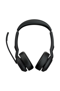 Jabra Evolve2 55 Sluchátka s mikrofonem Bezdrátový Přes hlavu Kancelář / call centrum USB typu C Bluetooth Nabíjecí podstavec Černá Obrázok pre Jabra Evolve2 55 Sluchátka s mikrofonem Bezdrátový Přes hlavu Kancelář / call centrum USB typu C Bluetooth Nabíjecí podstavec Černá