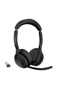 Obrázok pre Jabra Evolve2 55 Sluchátka s mikrofonem Bezdrátový Přes hlavu Kancelář / call centrum USB typu C Bluetooth Nabíjecí podstavec