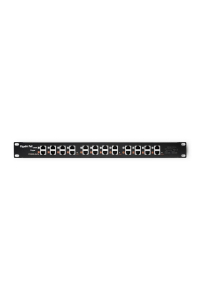 Obrázok pre Qoltec 54478 Patch panel RACK | 12 portů | PoE | Černá