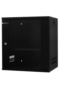 EMITERNET Light, undivided hanging cabinet 19'' 12U, sheet metal/glass doors, 550×450×590mm width/depth/height. EM/SH02B5412-08 Obrázok pre EMITERNET Light, undivided hanging cabinet 19'' 12U, sheet metal/glass doors, 550×450×590mm width/depth/height. EM/SH02B5412-08
