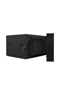 Lanberg WF02-6606-10B rack 6U Nástěnný regál Černá Obrázok pre Lanberg WF02-6606-10B rack 6U Nástěnný regál Černá