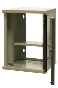 EMITERNET Single hanging cabinet 10'' 9U, sheet metal/glass doors, 325×330x445mm (width/depth/height) EM/SOHO-9U Obrázok pre EMITERNET Single hanging cabinet 10'' 9U, sheet metal/glass doors, 325×330x445mm (width/depth/height) EM/SOHO-9U