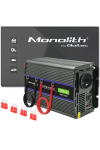 Qoltec 51926 Monolitní měnič napětí 2000 MS Wave | 12V až 230V | 1000/2000 | USB Obrázok pre Qoltec 51926 Monolitní měnič napětí 2000 MS Wave | 12V až 230V | 1000/2000 | USB