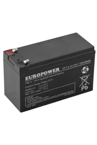 Obrázok pre Baterie AGM EUROPOWER EP 7,2-12 12V 7,2AH Černá