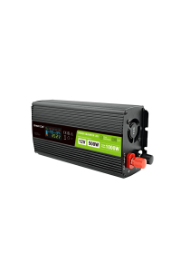 Green Cell PowerInverter LCD 12V 500W/10000W car inverter with display - pure sine wave Obrázok pre Green Cell PowerInverter LCD 12V 500W/10000W car inverter with display - pure sine wave