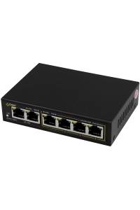 Switch PoE PULSAR SG64 4+2 Černá Obrázok pre Switch PoE PULSAR SG64 4+2 Černá