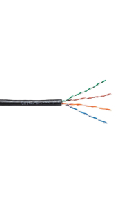 Kabel EmiterNet zewnętrzny PVC+PE UTP (U/UTP) kat.5e, drut 4x2x0,5 PE Obrázok pre Kabel EmiterNet zewnętrzny PVC+PE UTP (U/UTP) kat.5e, drut 4x2x0,5 PE