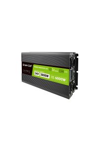 Green Cell Przetwornica napicia PowerInverter LCD 24 V 3000W/60000W Przetwornica samochodowa z wywietlaczem - czysty sinus zdroj/transformátor Auto Černá Obrázok pre Green Cell Przetwornica napicia PowerInverter LCD 24 V 3000W/60000W Przetwornica samochodowa z wywietlaczem - czysty sinus zdroj/transformátor Auto Černá