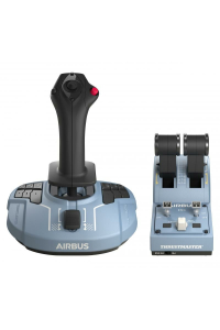 Obrázok pre Thrustmaster TCA Officer Pack Airbus Edition Černá, Modrá USB Flight Sim Analogový/digitální PC