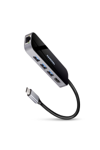 Axagon HMC-6GL dokovací stanice/replikátor portů Kabel USB 3.2 Gen 1 (3.1 Gen 1) Type-C Černá, Šedá Obrázok pre Axagon HMC-6GL dokovací stanice/replikátor portů Kabel USB 3.2 Gen 1 (3.1 Gen 1) Type-C Černá, Šedá