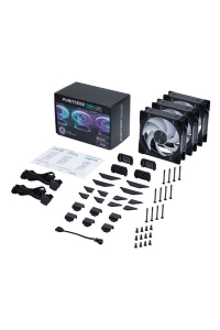 Phanteks D30 120mm PWM Fan, DRGB, Bla Obrázok pre Phanteks D30 120mm PWM Fan, DRGB, Bla