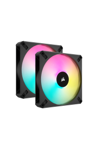 Corsair CO-9050156-WW Chladicí systém pro počítač Počítačová skříň Ventilátor 14 cm Černá 2 kusů Obrázok pre Corsair CO-9050156-WW Chladicí systém pro počítač Počítačová skříň Ventilátor 14 cm Černá 2 kusů