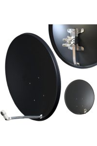 Satelitní anténa CORAB COR-900SA ocelová stříška 90 cm Grafit Obrázok pre Satelitní anténa CORAB COR-900SA ocelová stříška 90 cm Grafit