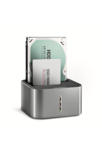 Axagon ADSA-DC dokovací stanice pro úložná zařízení USB 3.2 Gen 1 (3.1 Gen 1) Type-A Šedá Obrázok pre Axagon ADSA-DC dokovací stanice pro úložná zařízení USB 3.2 Gen 1 (3.1 Gen 1) Type-A Šedá