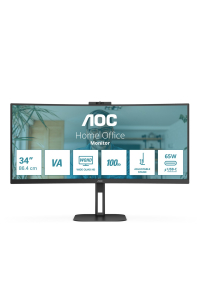 Obrázok pre AOC V5 CU34V5CW počítačový monitor 86,4 cm (34