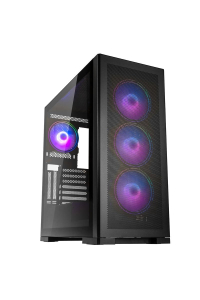 Kolink UNITY MESHBAY ARGB počítačová skříň Midi Tower Černá Obrázok pre Kolink UNITY MESHBAY ARGB počítačová skříň Midi Tower Černá