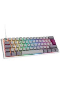 Ducky One 3 Mist Grey Mini Gaming Tastatur, RGB LED - MX-Silent-Red Obrázok pre Ducky One 3 Mist Grey Mini Gaming Tastatur, RGB LED - MX-Silent-Red