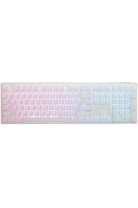 Ducky One 3 RGB klávesnice Hraní USB QWERTY Americká angličtina Bílá Obrázok pre Ducky One 3 RGB klávesnice Hraní USB QWERTY Americká angličtina Bílá