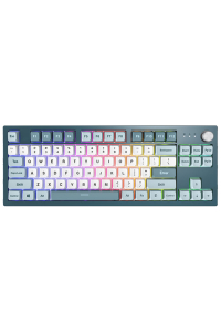 Montech MKey TKL klávesnice Hraní USB Tmavě šedá, Světle modrá, Bílá Obrázok pre Montech MKey TKL klávesnice Hraní USB Tmavě šedá, Světle modrá, Bílá