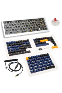 Ducky Outlaw 65 klávesnice Univerzální USB Americká angličtina Stříbrná Obrázok pre Ducky Outlaw 65 klávesnice Univerzální USB Americká angličtina Stříbrná