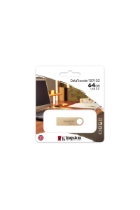 Obrázok pre Kingston Technology DataTraveler SE9 G3 USB paměť 64 GB USB Typ-A 3.2 Gen 1 (3.1 Gen 1) Zlato