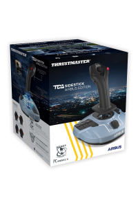 Obrázok pre Thrustmaster TCA Sidestick Airbus edition Černá, Modrá USB Letový joystick Analogový/digitální PC