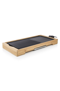 Tristar BP-2641 gril Stolní Elektrický Bamboo, Černá 2200 W Obrázok pre Tristar BP-2641 gril Stolní Elektrický Bamboo, Černá 2200 W