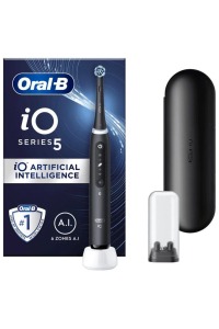 Oral-B IOSERIES5BL elektrický zubní kartáček Dospělý Vibrační kartáček Černá Obrázok pre Oral-B IOSERIES5BL elektrický zubní kartáček Dospělý Vibrační kartáček Černá