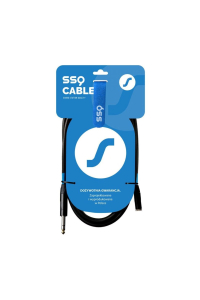 SSQ JSG3 - Kabel Jack Stereo 3,5 mm - Jack stereo 6,3 mm, 3 m Obrázok pre SSQ JSG3 - Kabel Jack Stereo 3,5 mm - Jack stereo 6,3 mm, 3 m