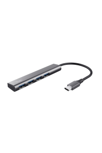 Trust Halyx USB 3.2 Gen 1 (3.1 Gen 1) Type-A 5 Mbit/s Šedá Obrázok pre Trust Halyx USB 3.2 Gen 1 (3.1 Gen 1) Type-A 5 Mbit/s Šedá