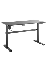 Obrázok pre Ergo Office electric desk, height adjustable, gray, max height 118cm 50 kg - with a tabletop for sitting work, ER-434